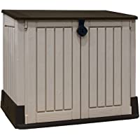Keter 223995 Store It Out Midi - Cobertizo de Jardín Exterior- Color topo y beige